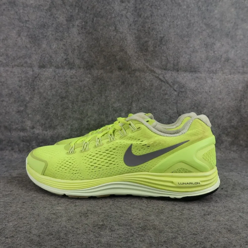 Nike Shoes Womens 11.5 Athletic Trainers Running Lunarglide 4 Volt Reflective